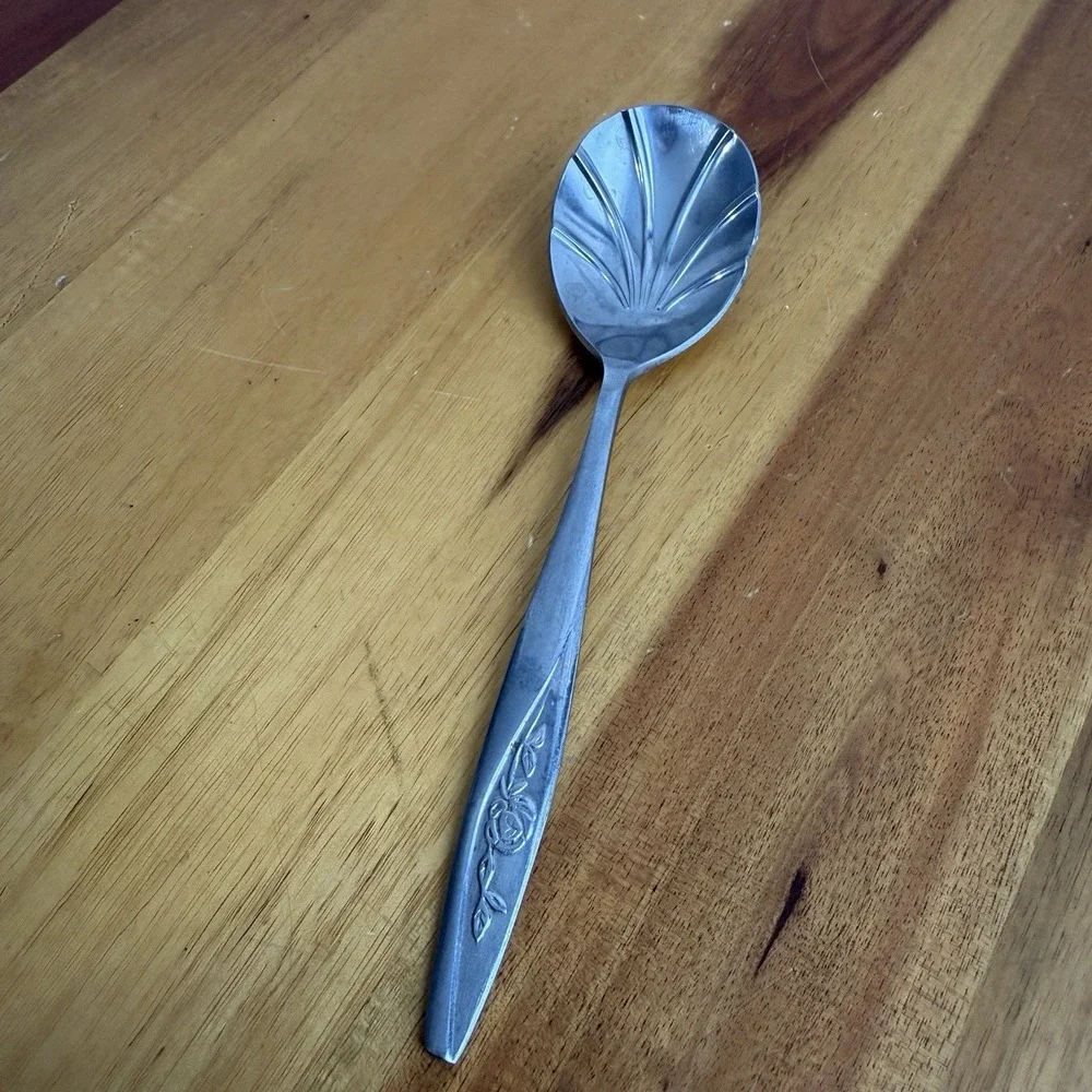 Kaysons Stainless Steel Shell Floral Design Taiwan Replacement Spoon Dining